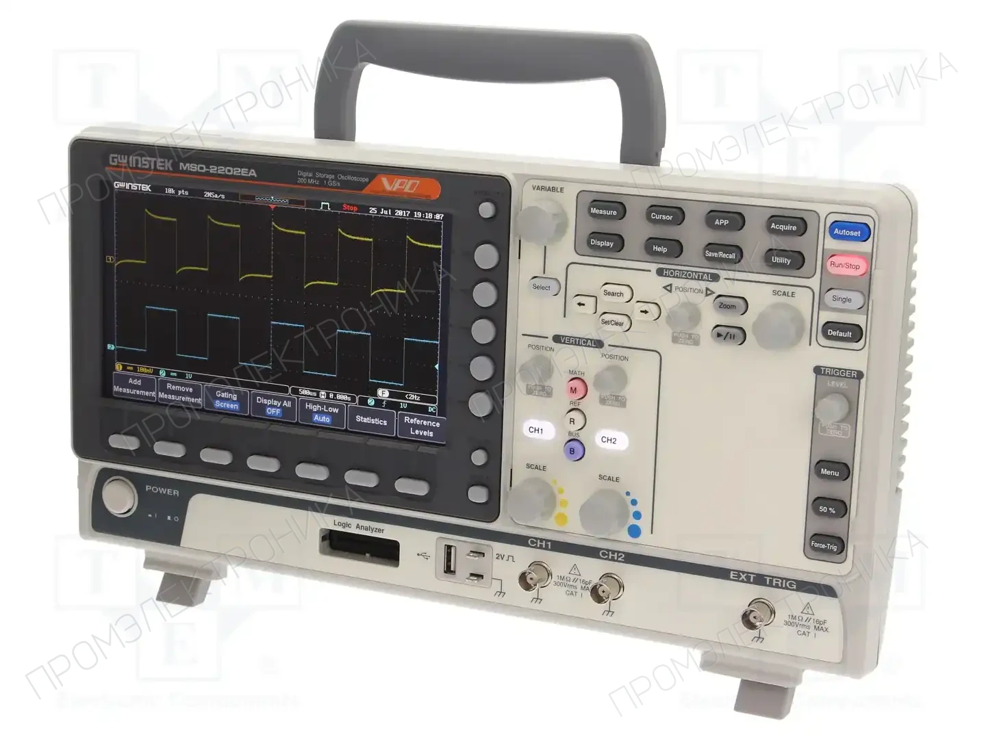 GW INSTEK MSO-2202EA — Осциллоскопы цифровые