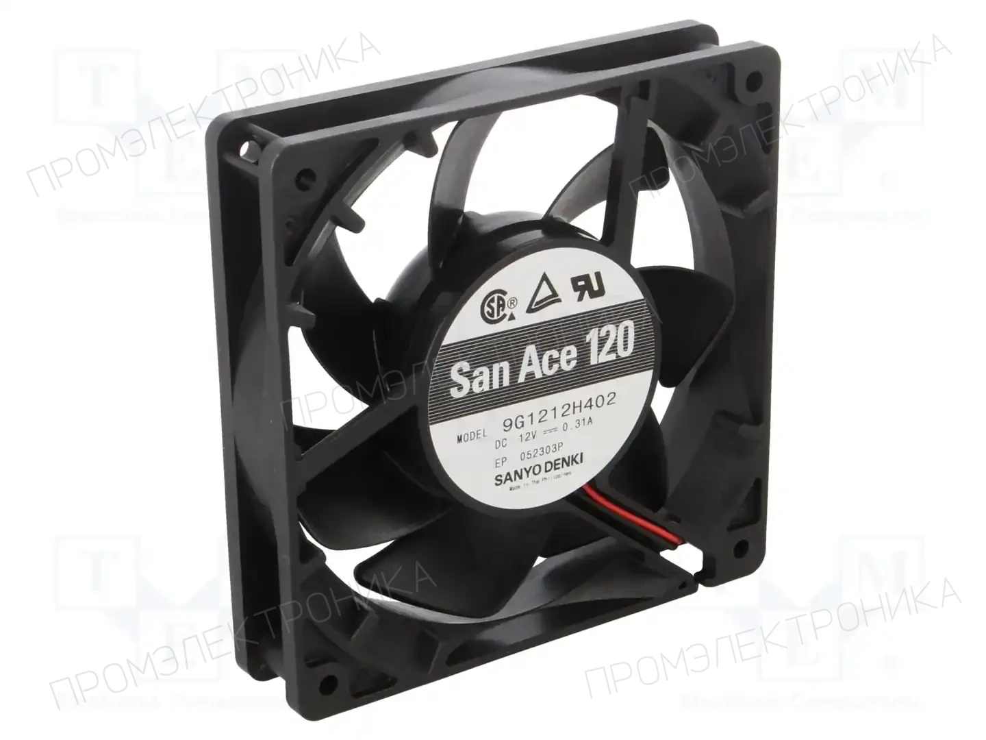 SANYO DENKI 9G1212H402 — Вентиляторы DC 12V