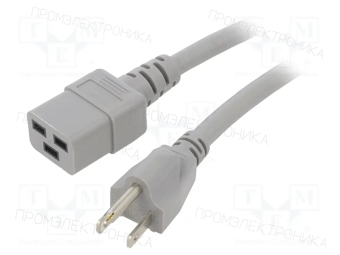 LIAN DUNG LT-202+549 SJT 14/3 60C GRY 3M — Кабели питания компьютерные и универс