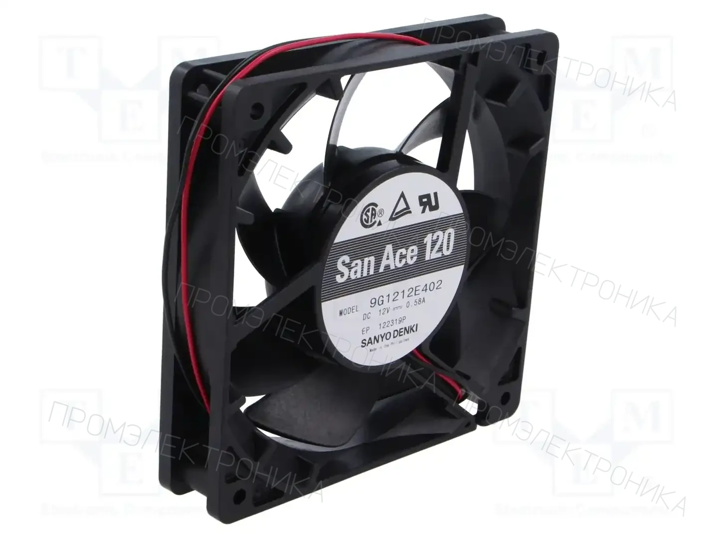 SANYO DENKI 9G1212E402 — Вентиляторы DC 12V