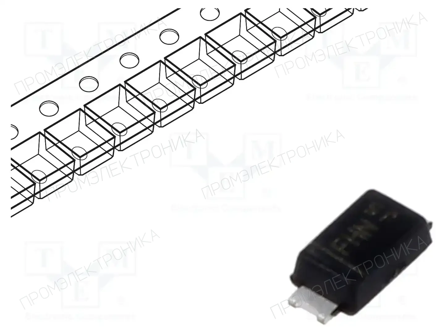 DIODES INCORPORATED DFLZ6V2-7 — Стабилитроны SMD