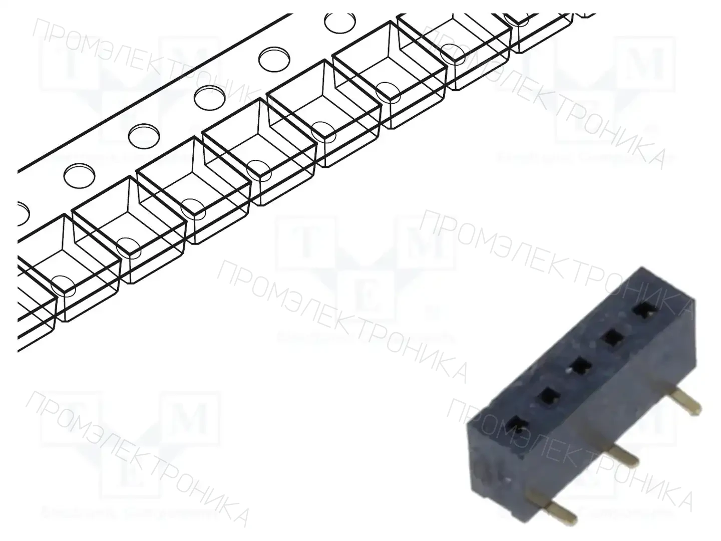 GCT BC070-05-A-1-L-C — Штекерные планки и гнезда