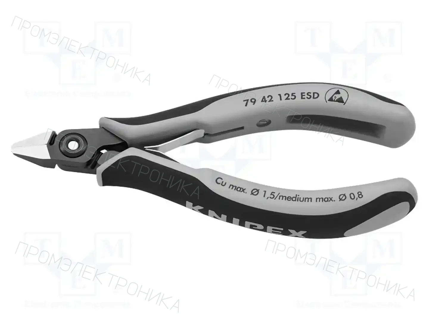 KNIPEX 79 42 125 ESD — Клещи-кусачки для резки
