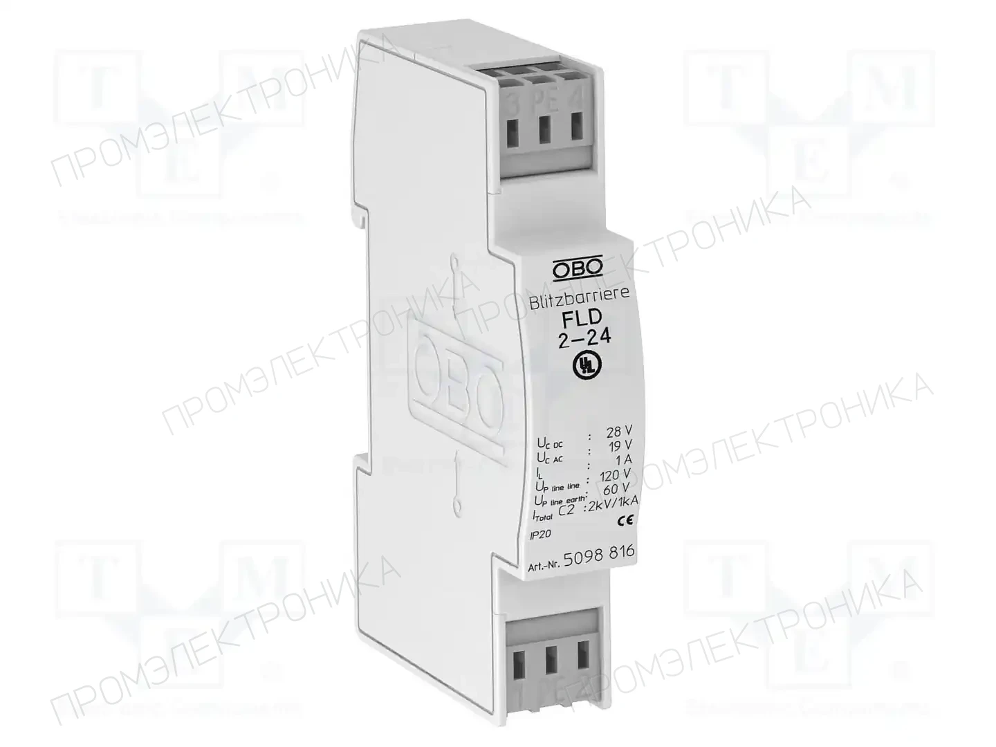 OBO BETTERMANN FLD 2-24 — Ограничители перенапряжения