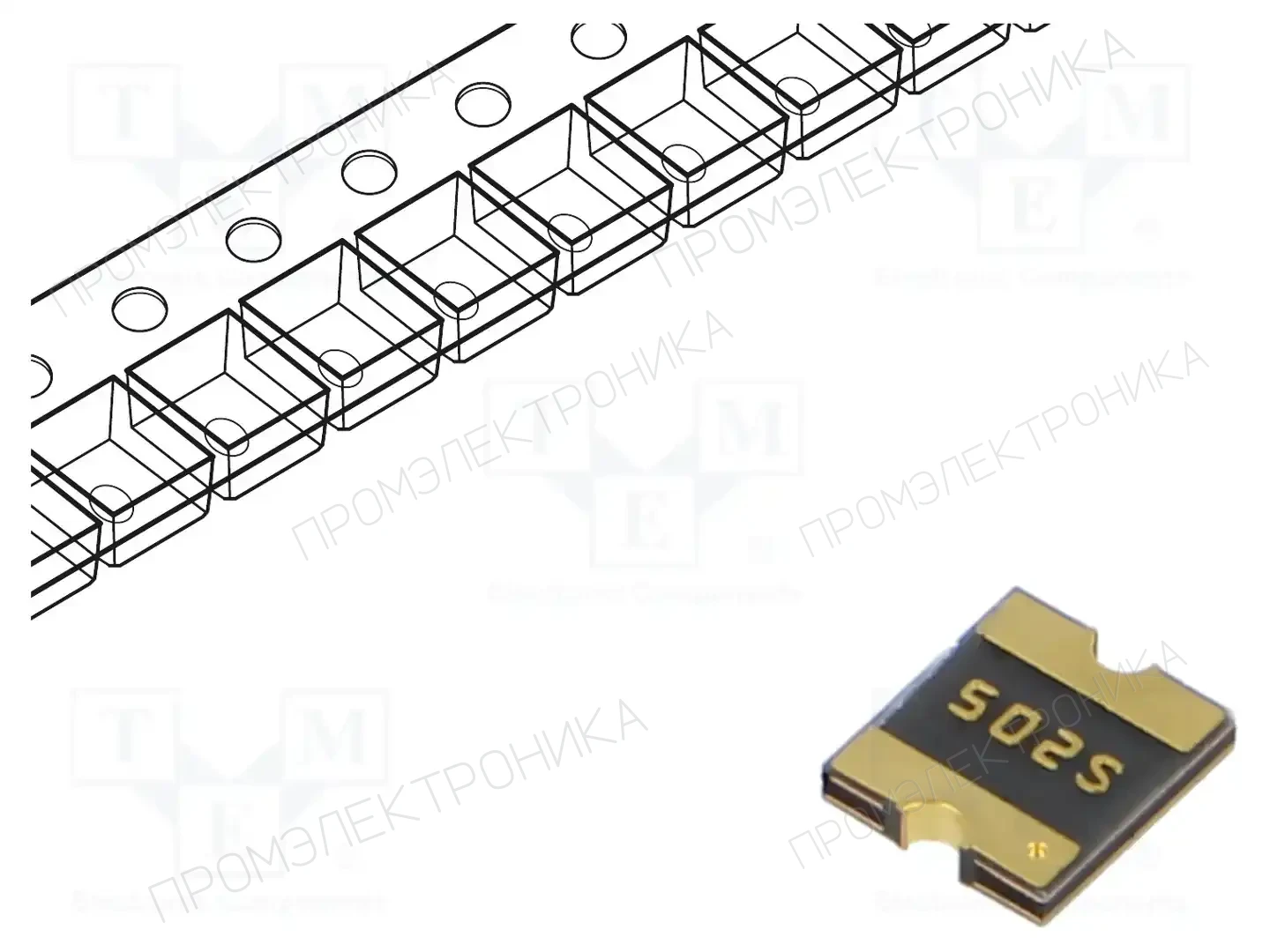 BOURNS MF-SMDF050-2 — Предохранители полимерные SMD