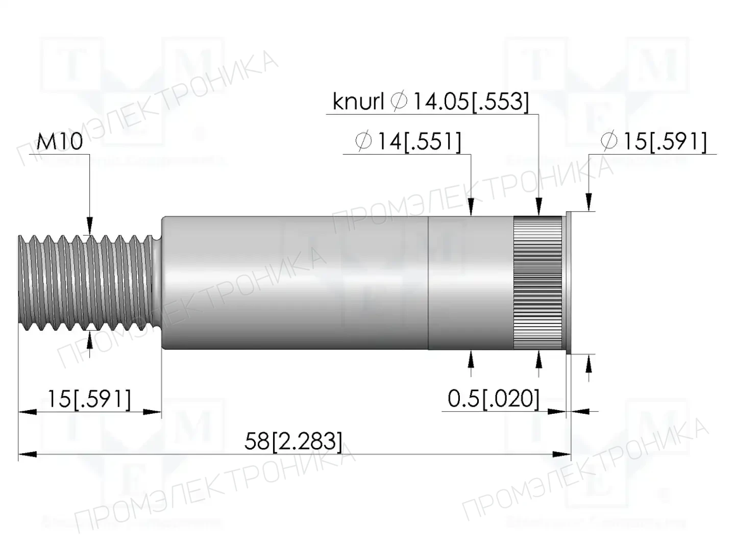 INGUN KS-672D06M10M10-R — Гнёзда для измерительных щупов