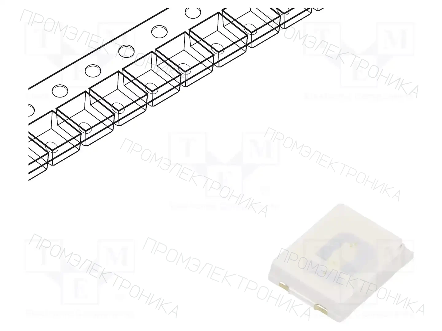 FORYARD FYLS-2835UBC-0.5W — Светодиоды SMD цветные