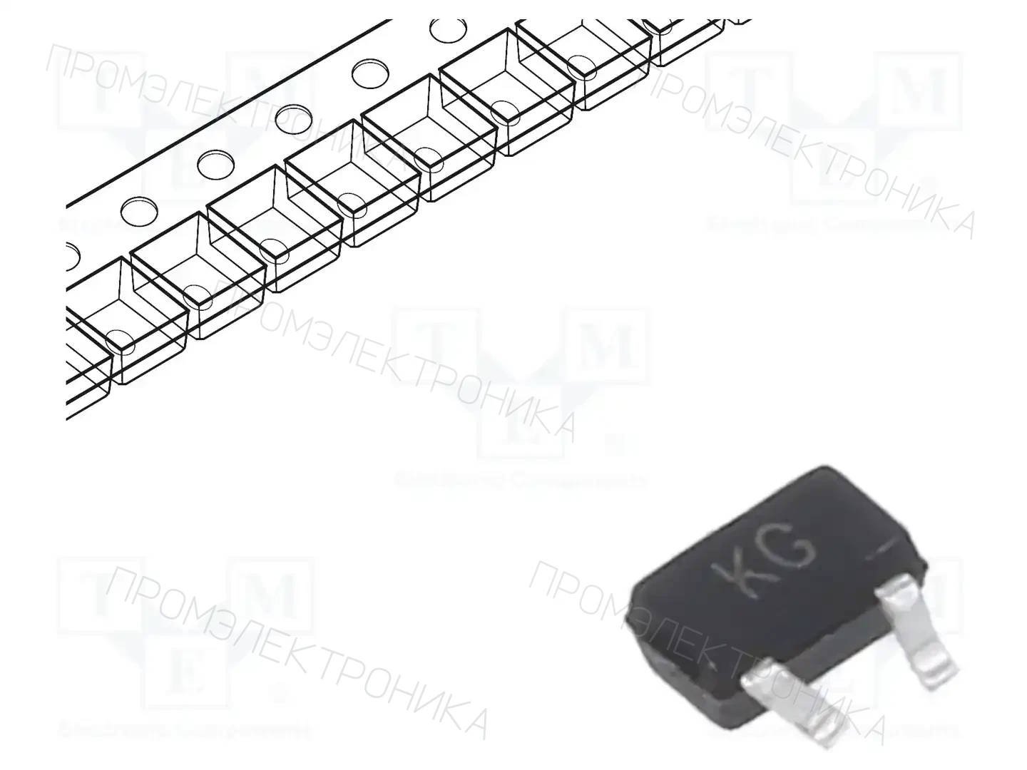 CDIL CDN1308EDL — Транзисторы с каналом N SMD