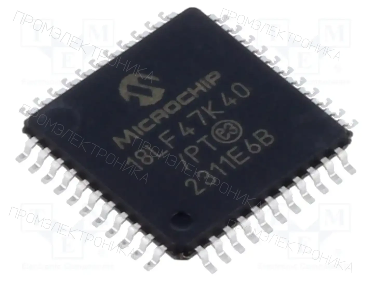 Microchip Technology PIC18LF47K40-I/PT — Линейка PIC 8-bit
