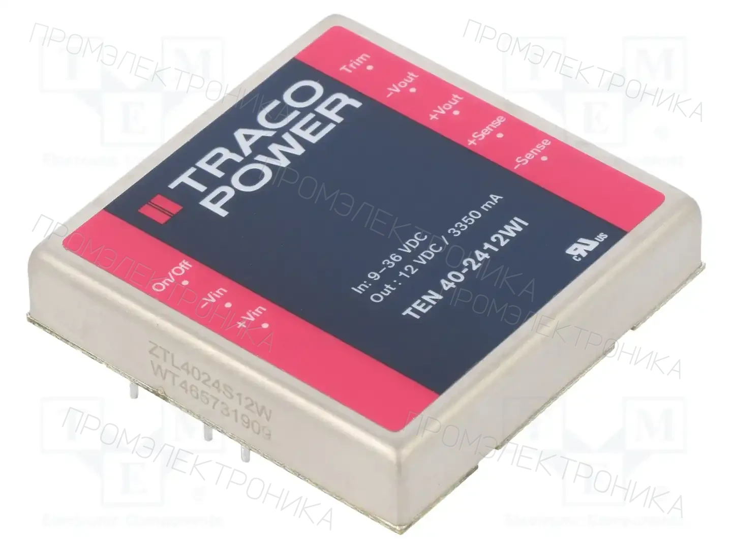 TRACO POWER TEN 40-2412WI — Преобразователи DC/DC