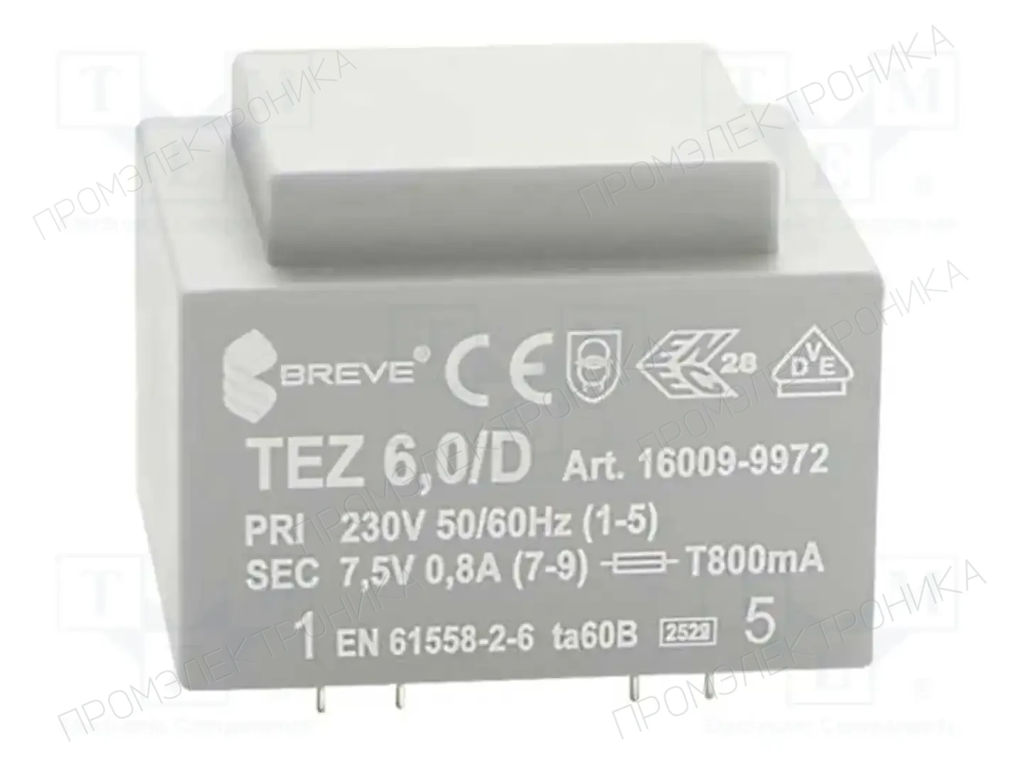 BREVE TUFVASSONS 16009-9972 — Трансформаторы PCB
