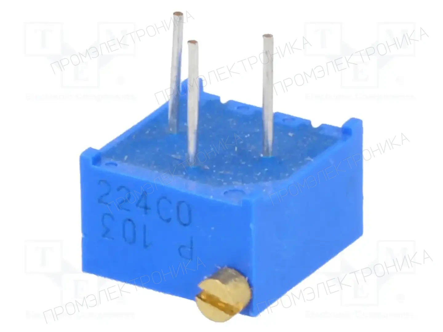 BOURNS 3299P-1-103LF — Потенциометры THT многооборотные 3/8 дм