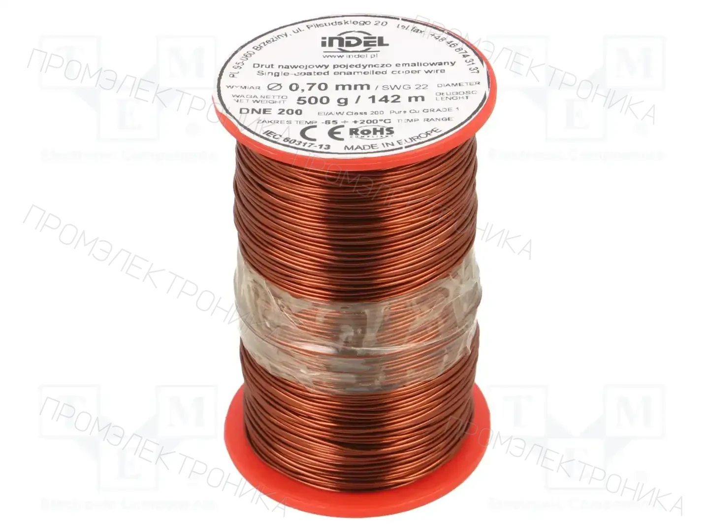 INDEL DNE0,70-500G — Проволока обмоточная