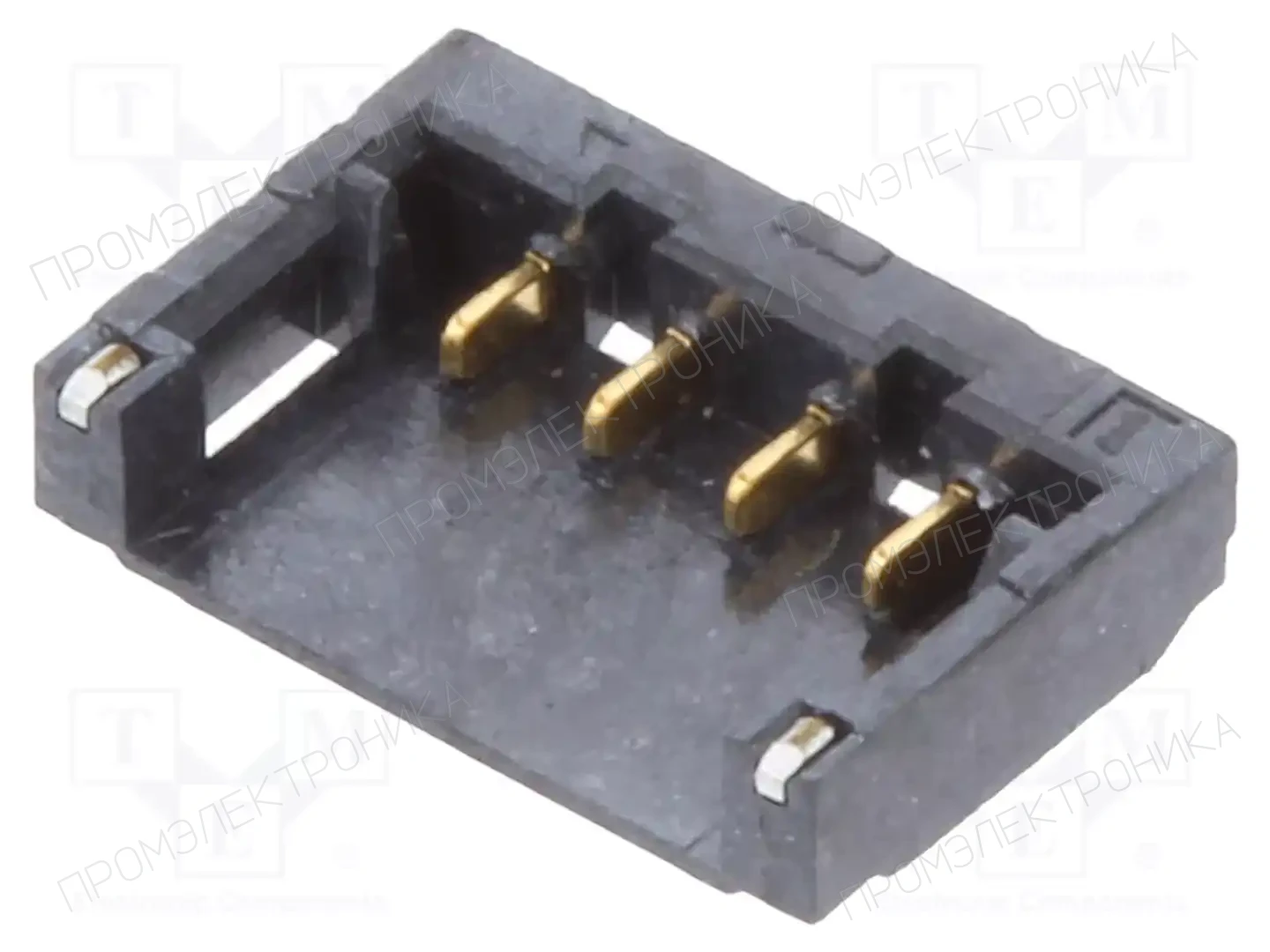 ADAM TECH 12SH-A4-04-GS-SMT-BK — Разъeмы сигнальные растр 1,20мм