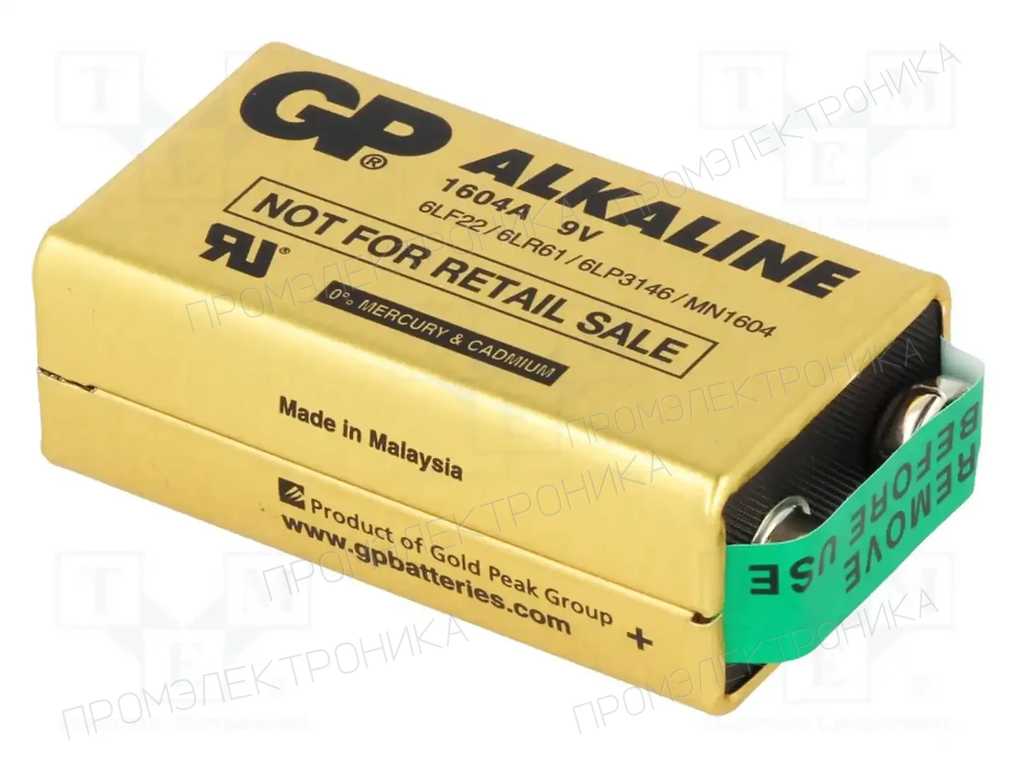 GP 1604AU — Батареи