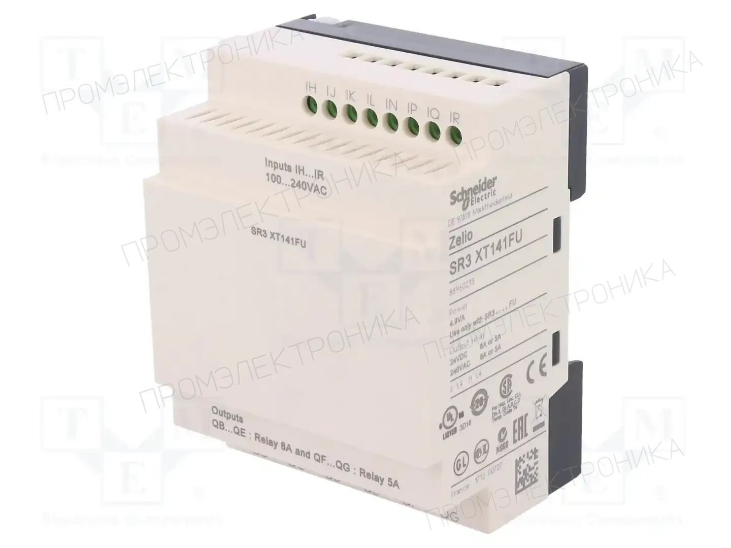 SCHNEIDER ELECTRIC SR3XT141FU — Реле прогр. - аксессуары