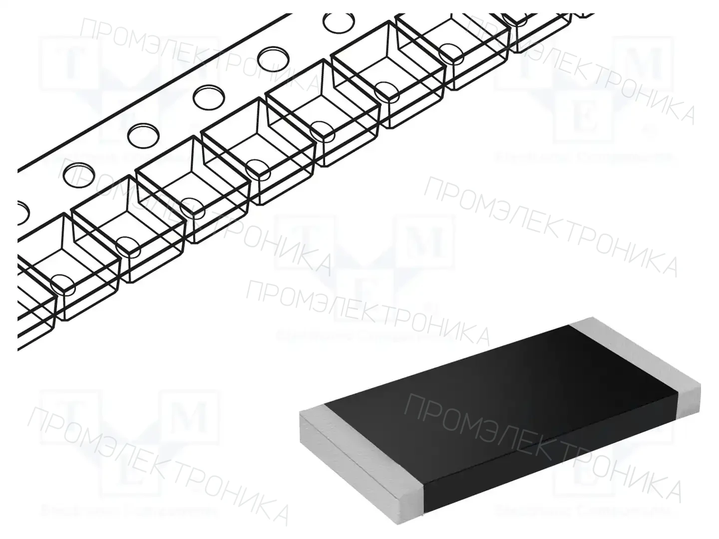 ROYALOHM TC0625B1001T5J — Резисторы SMD