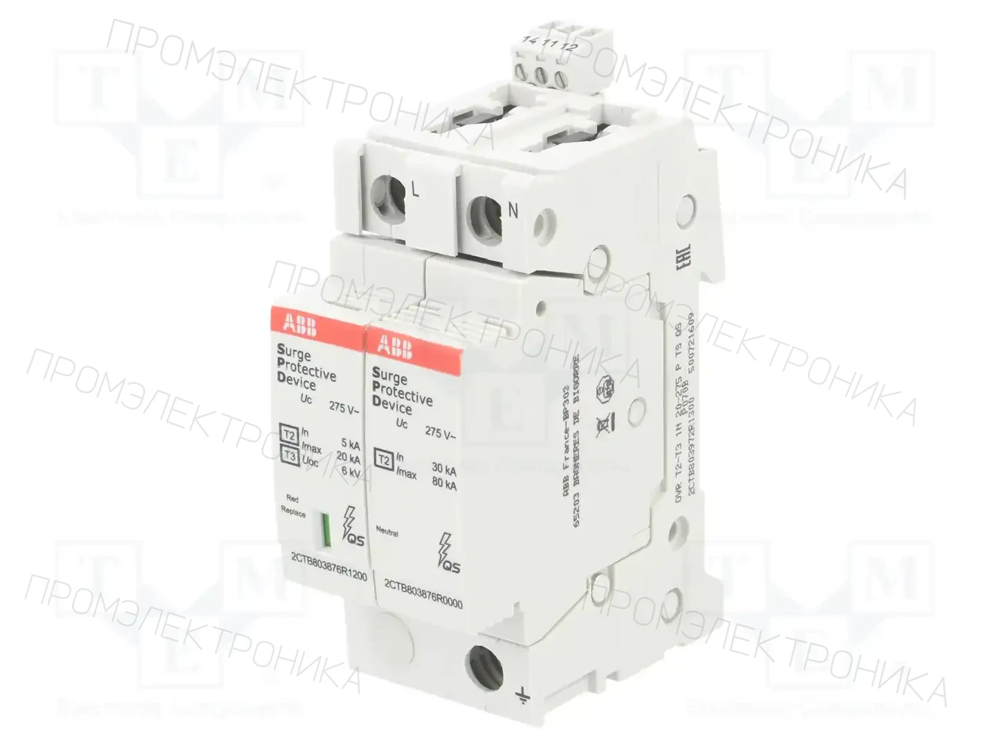 ABB OVR T2-T3 1N 20-275 P TS QS — Ограничители перенапряжения