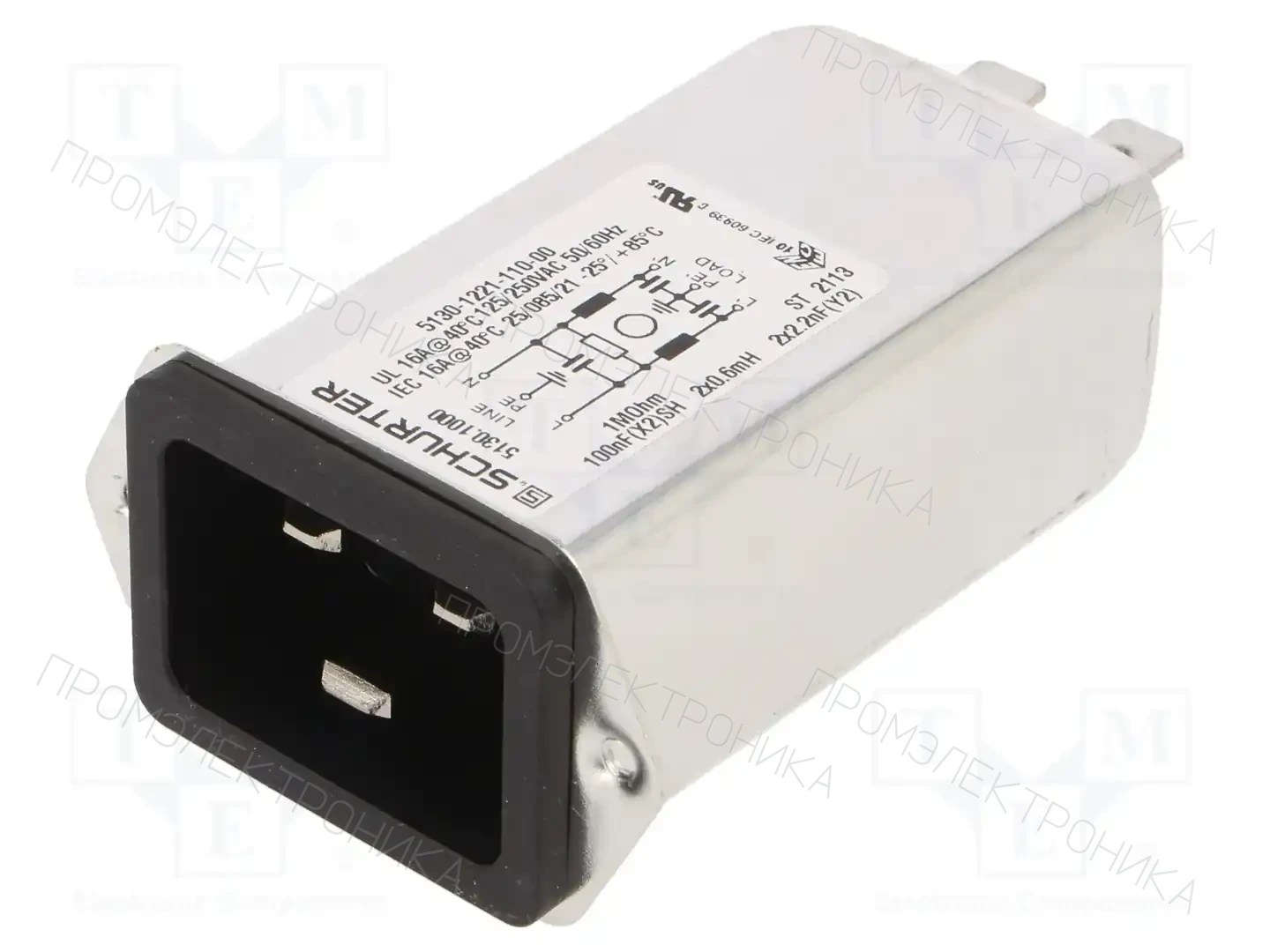 SCHURTER 5130.1000 — Разъемы IEC 60320