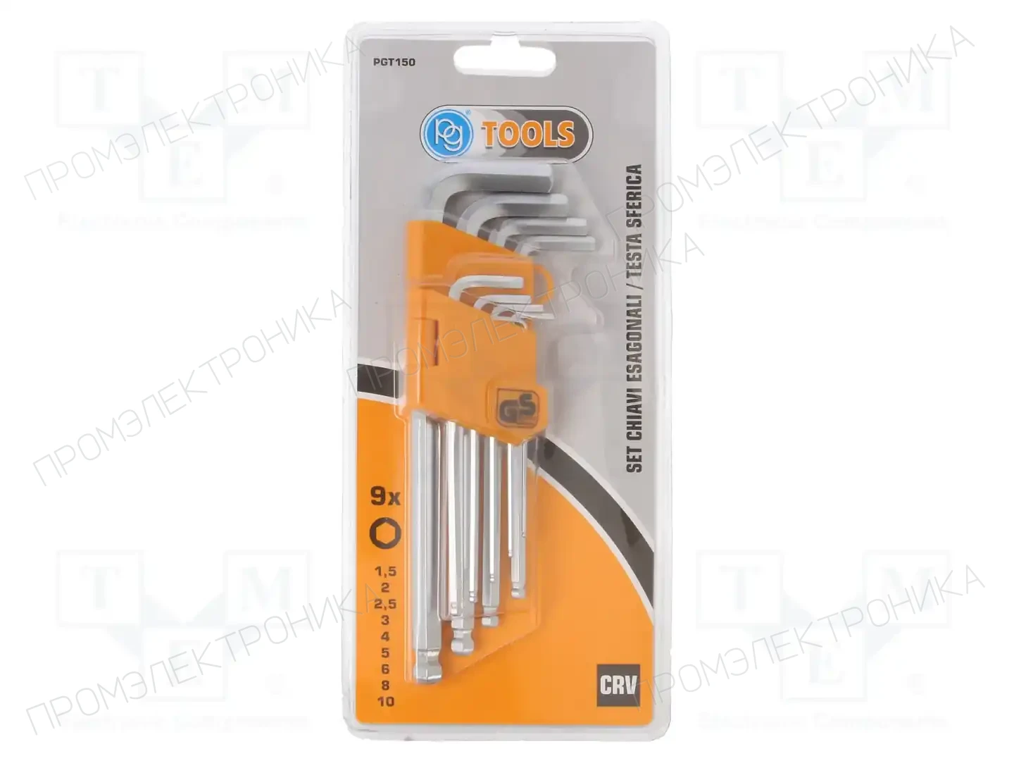 PG TOOLS PGT150 — Шестигранные и звездообразные ключи