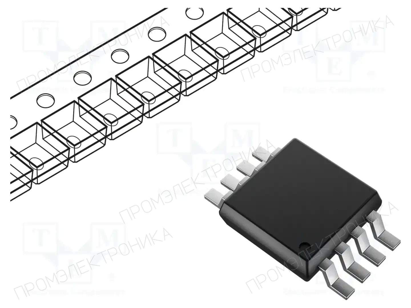 Texas Instruments TS5A23167DCUR — Мультиплексоры и переключатели аналог