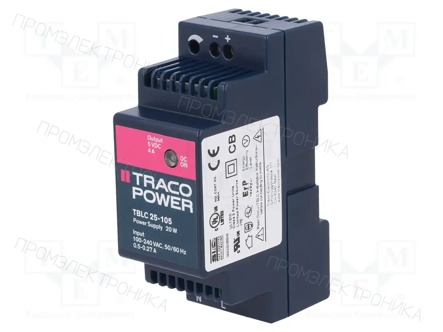 TRACO POWER TBLC 25-105 — Блоки питания на DIN-рейку