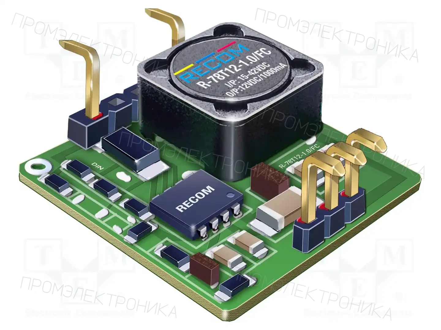 RECOM R-78T3.3-1.0/FC-TRAY — Преобразователи DC/DC
