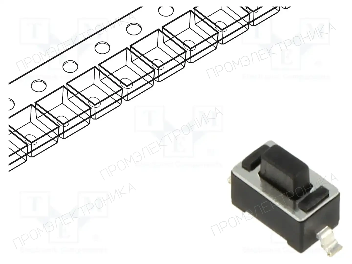 CONNFLY DS1042-03-22KKR25010 — Микропереключатели TACT