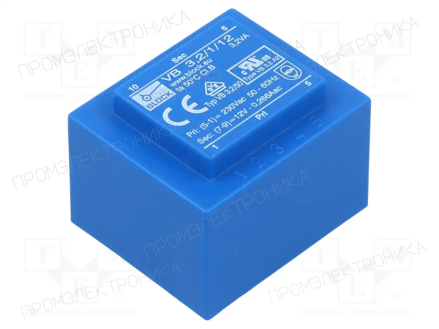 BLOCK VB 3,2/1/12 — Трансформаторы PCB