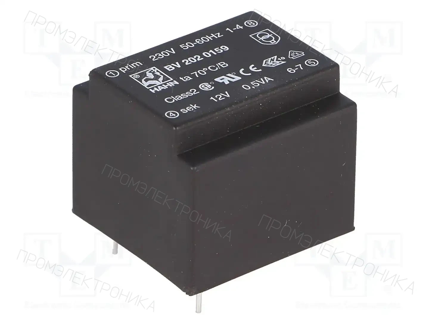 HAHN BV 202 0159 — Трансформаторы PCB