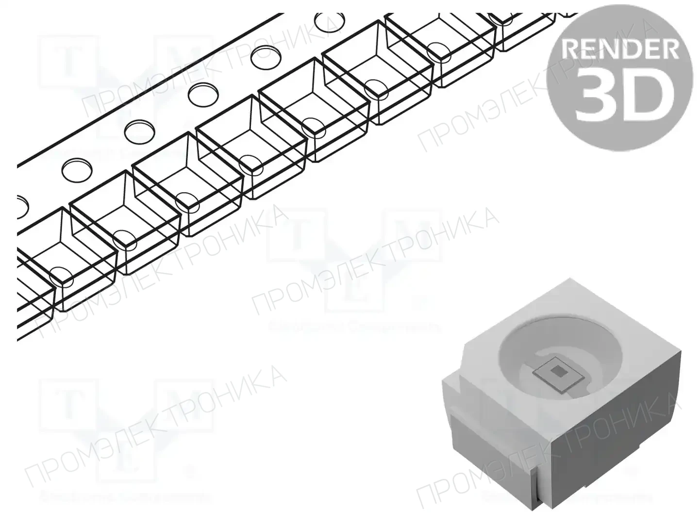 Token PT-A1-AC-3528-850 — Фототранзисторы