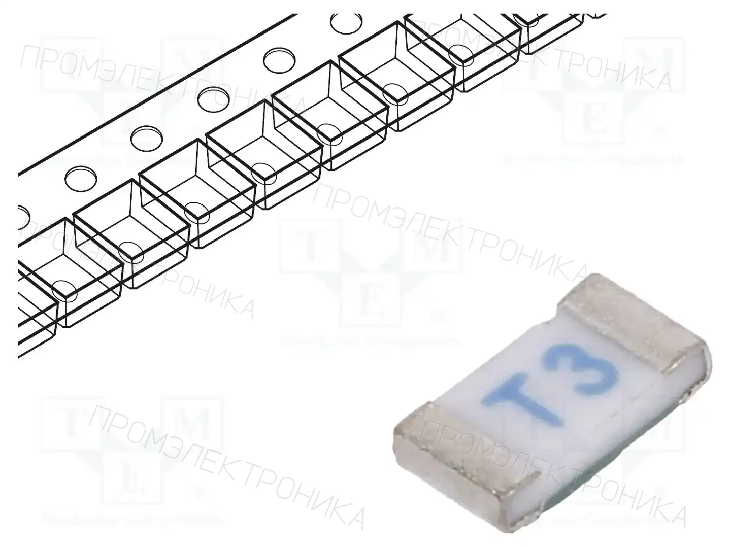 BEL FUSE 0685T3000-01 — Предохранители SMD 1206 медленные