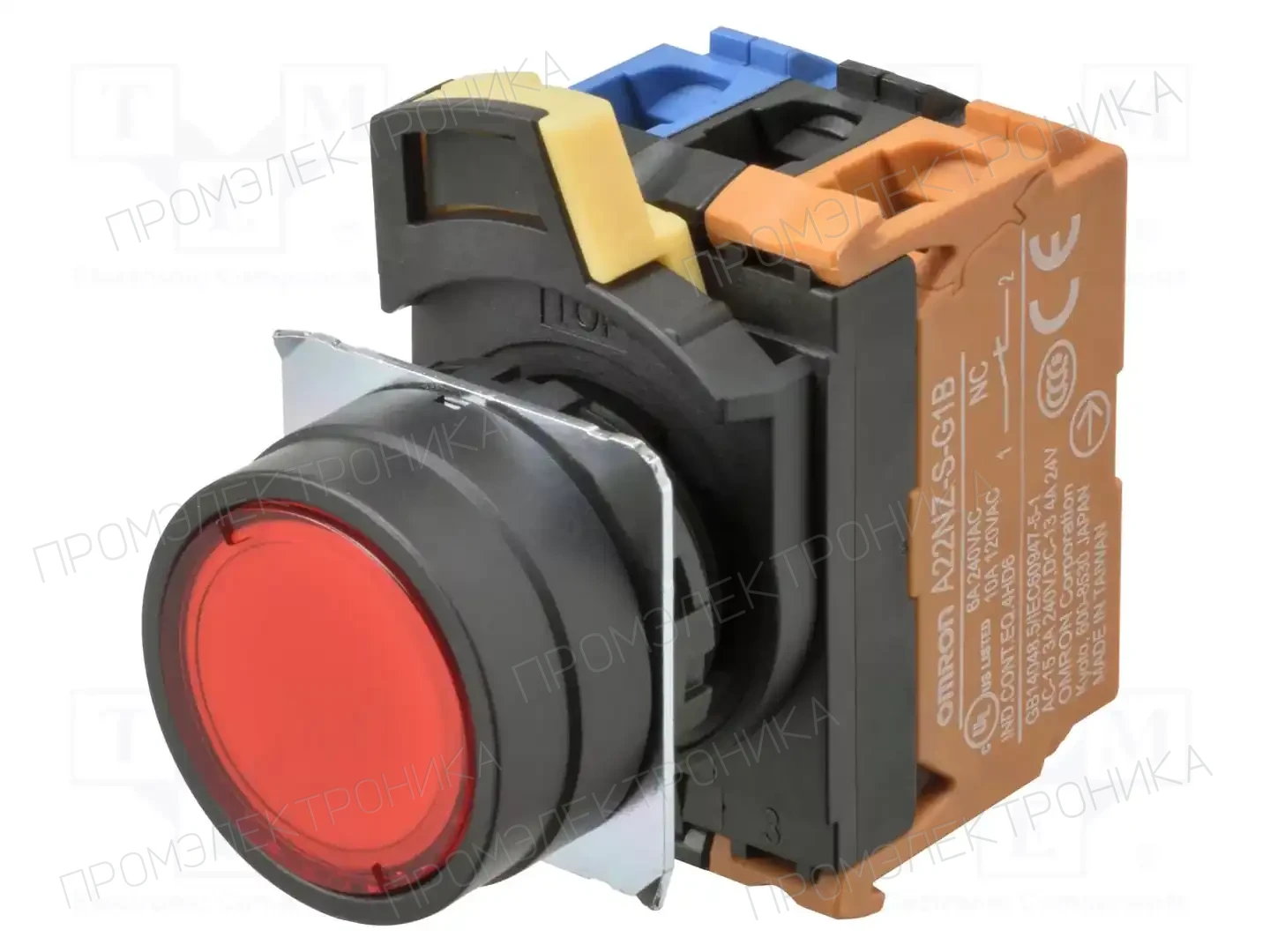 OMRON A22NL-BNM-TRA-G002-RD — Переключатели панельные стандартные 22мм