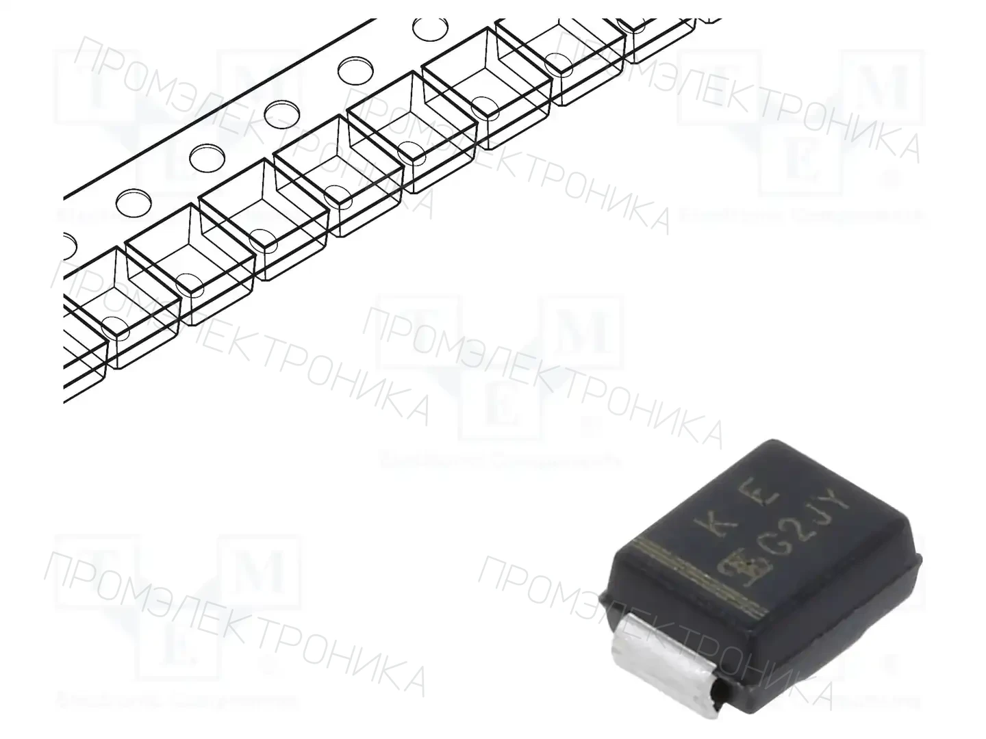TAIWAN SEMICONDUCTOR SMBJ5V0A — Диоды TVS SMD однонаправленные