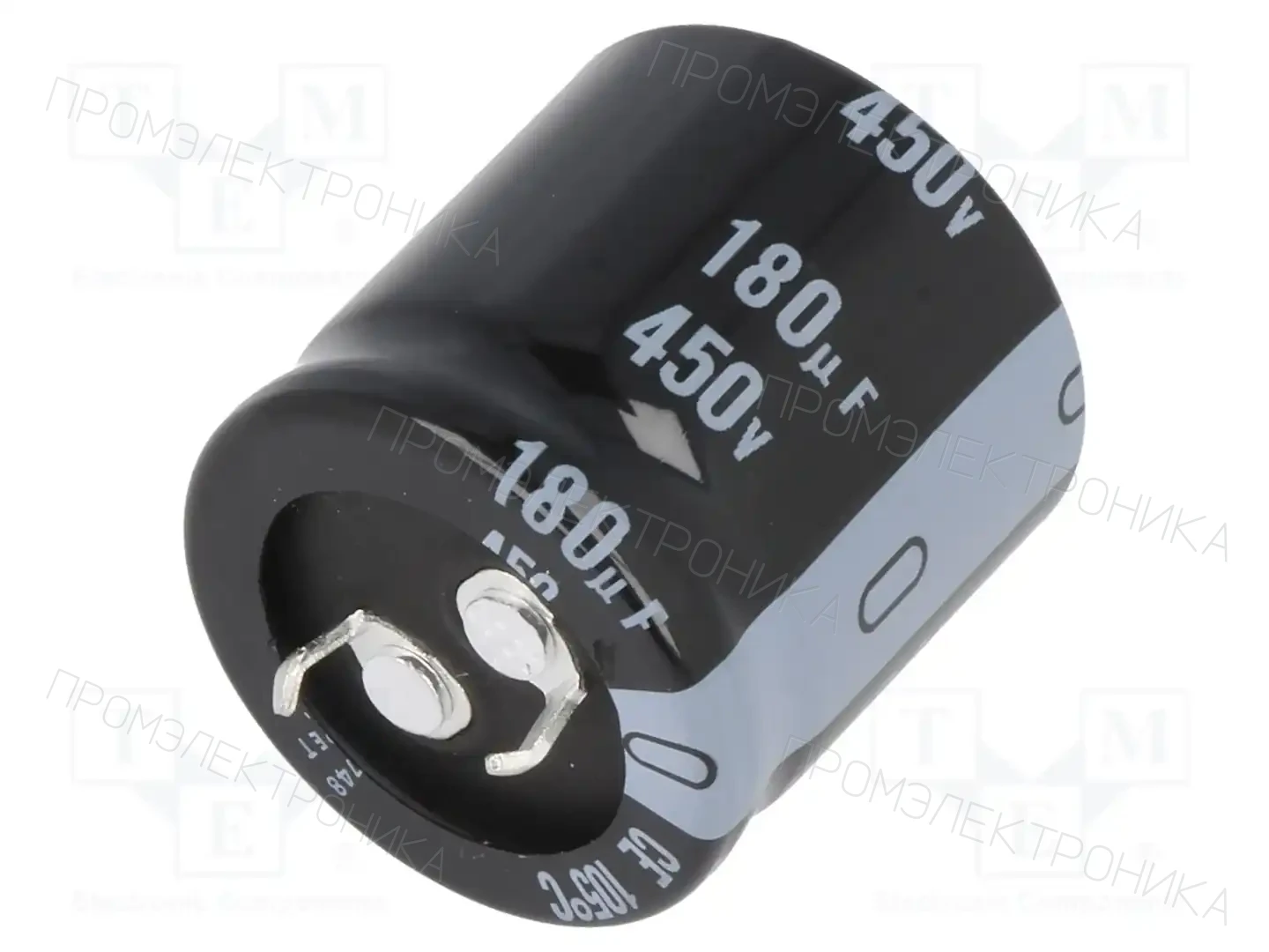 NICHICON LGM2W181MELA25 — Конденсаторы электролитические SNAP-IN