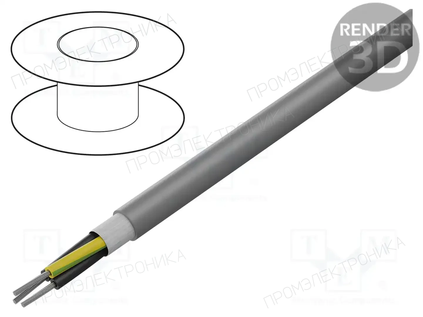 ALPHA WIRE 80042 SL005 — Провода многожильные неекранированные