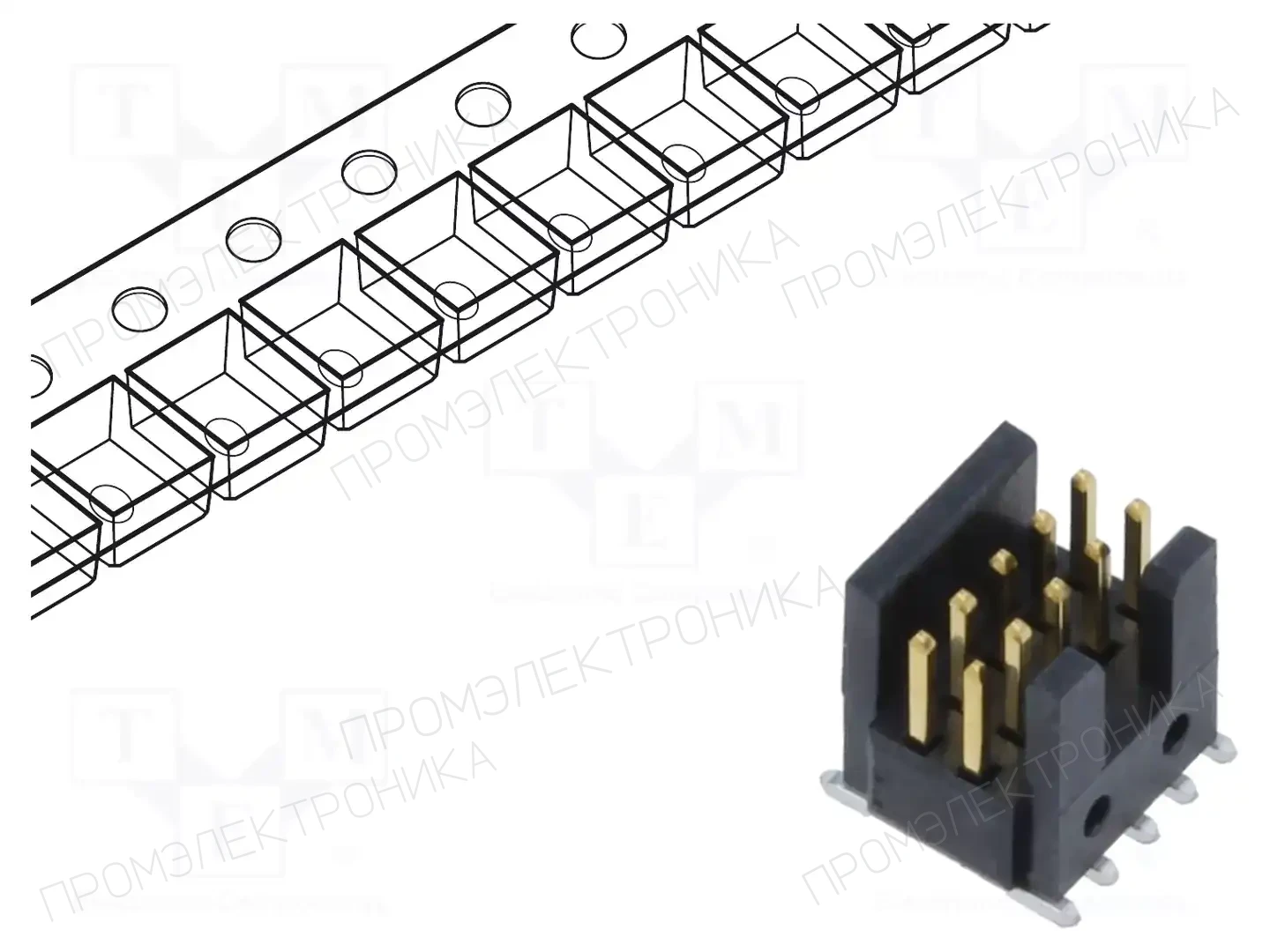 SAMTEC FTSH-105-01-L-DV-K-P-TR — Разъeмы пластина - пластина