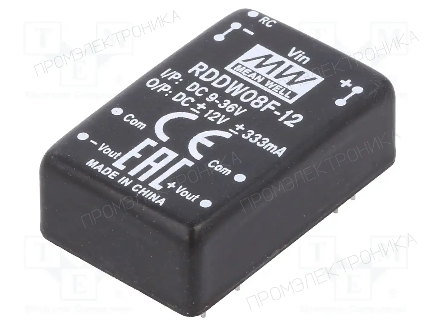 MEAN WELL RDDW08F-12 — Преобразователи DC/DC