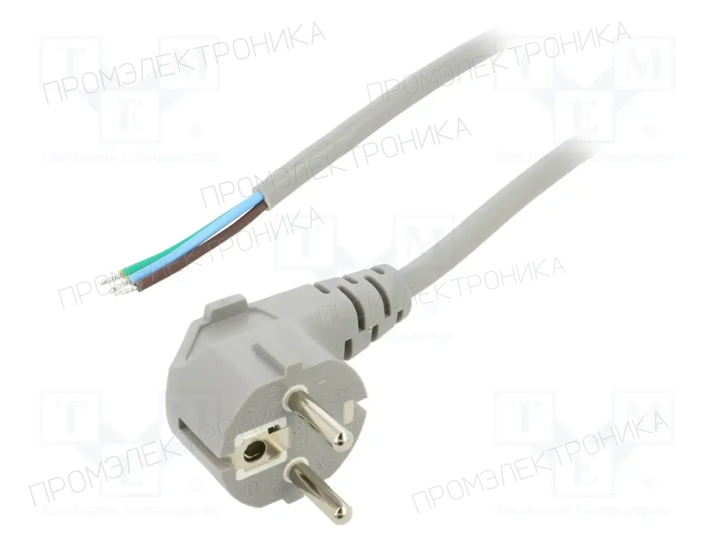 LIAN DUNG LT322 H05VV-F 3X1.0 5M GRY — Кабели питания компьютерные и универс