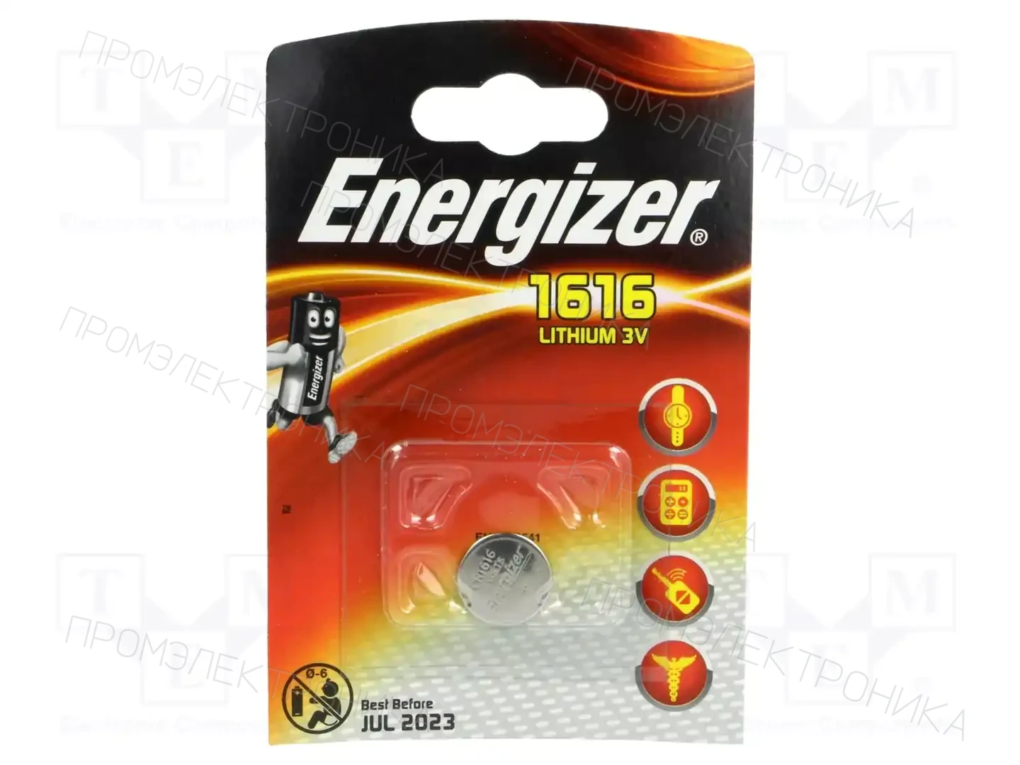 ENERGIZER CR1616 — Батареи