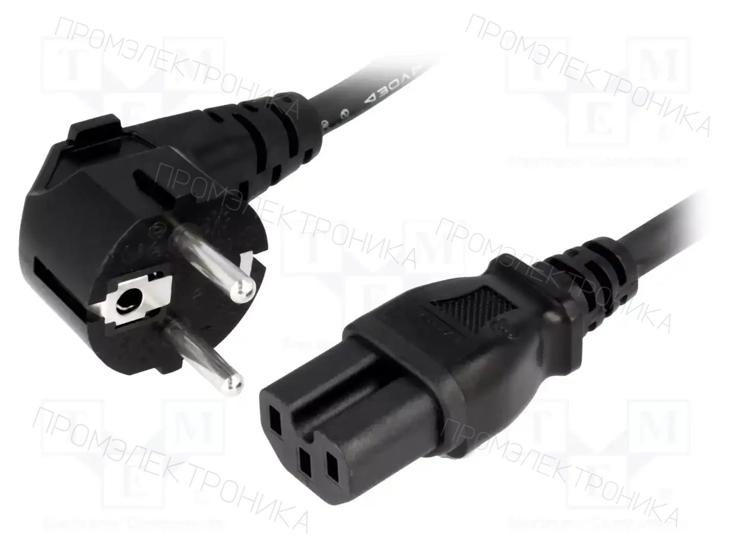 LIAN DUNG LT-322+545 H05RN-F 3X1.0 BLK 3M — Кабели питания компьютерные и универс