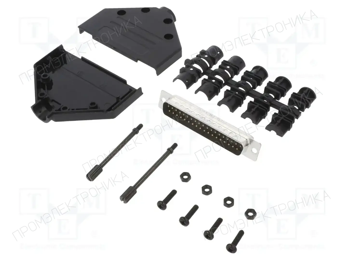 AMPHENOL COMMUNICATIONS SOLUTIONS L17DTPK-P-37+L717SDC37P — Комплектные штекеры D-Sub