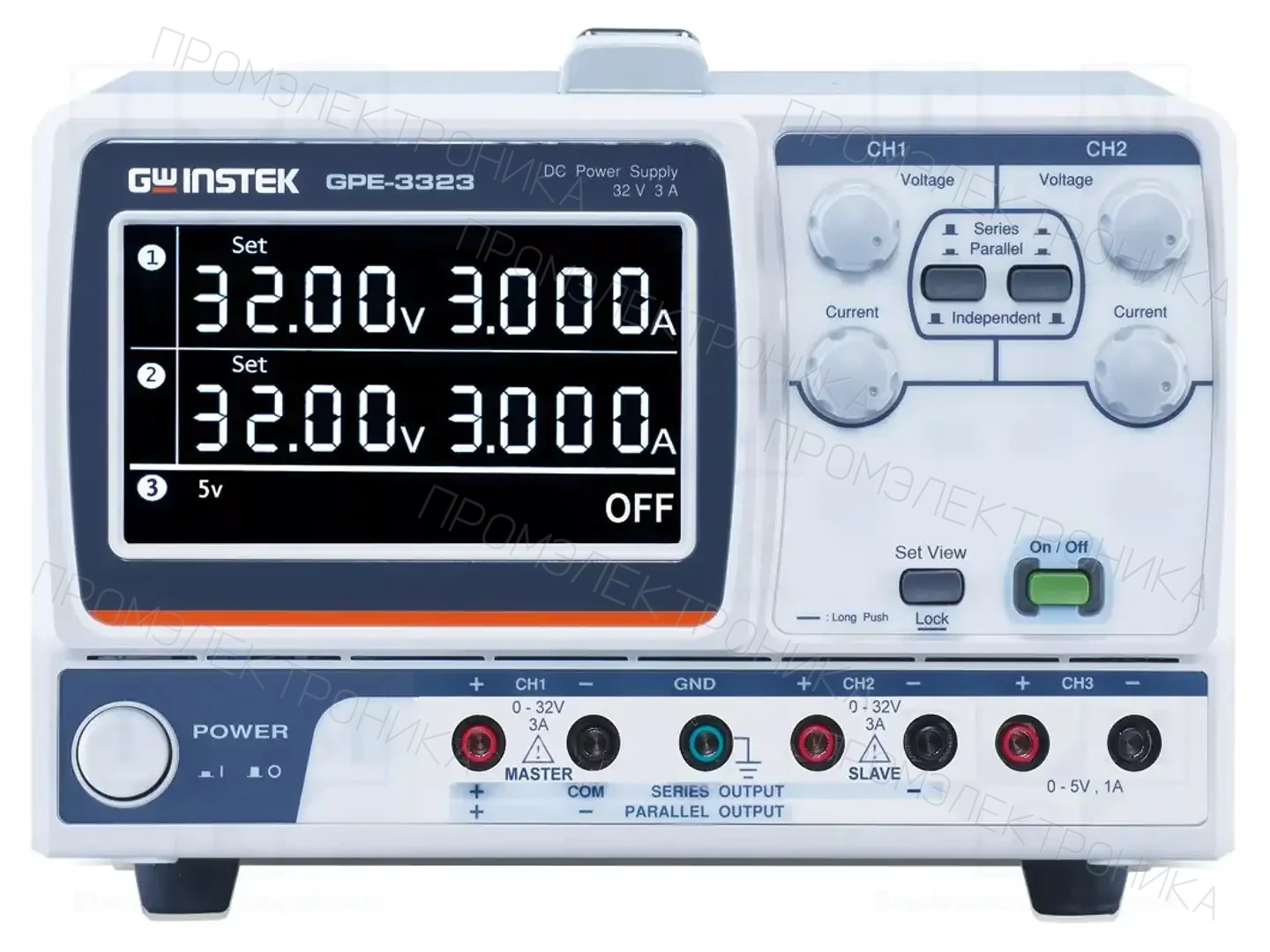 GW INSTEK GPE-4323 — Блоки питания многоканальные