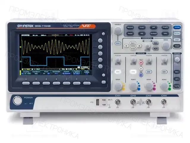 GW INSTEK GDS-1104B — Осциллоскопы цифровые