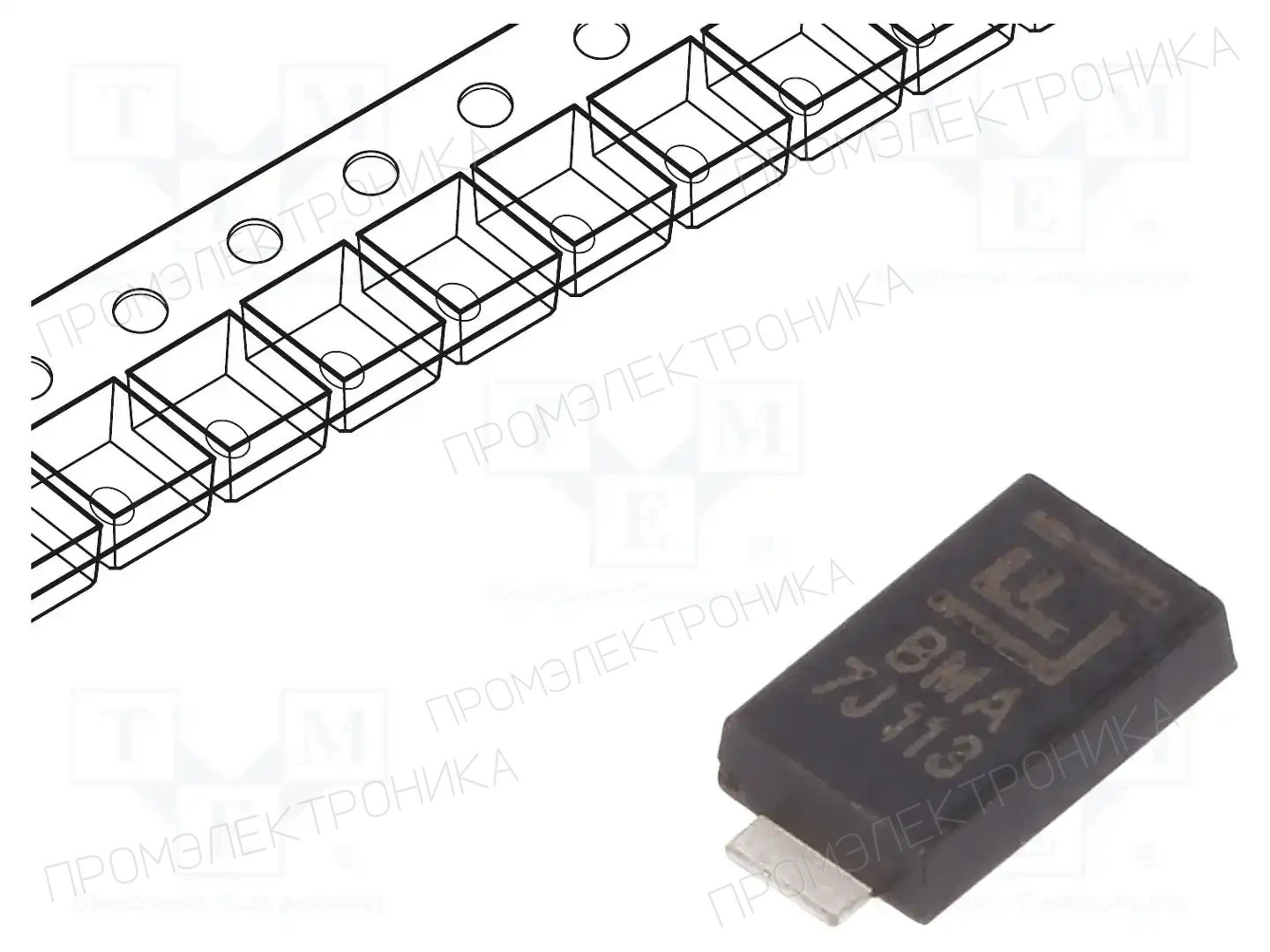 LITTELFUSE TPSMA6L15A — Диоды TVS SMD однонаправленные