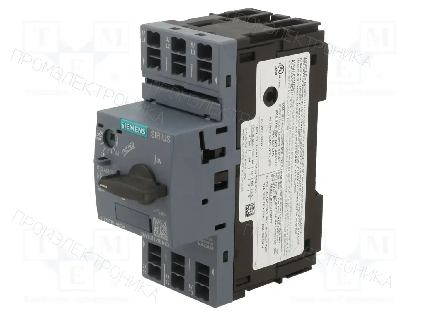 SIEMENS 3RV2011-1DA20 — Выключатели двигательные