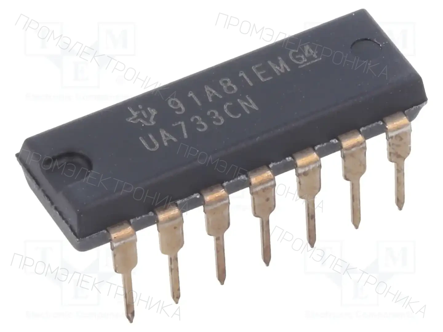 Texas Instruments UA733CN — Микросхемы RTV - аудио