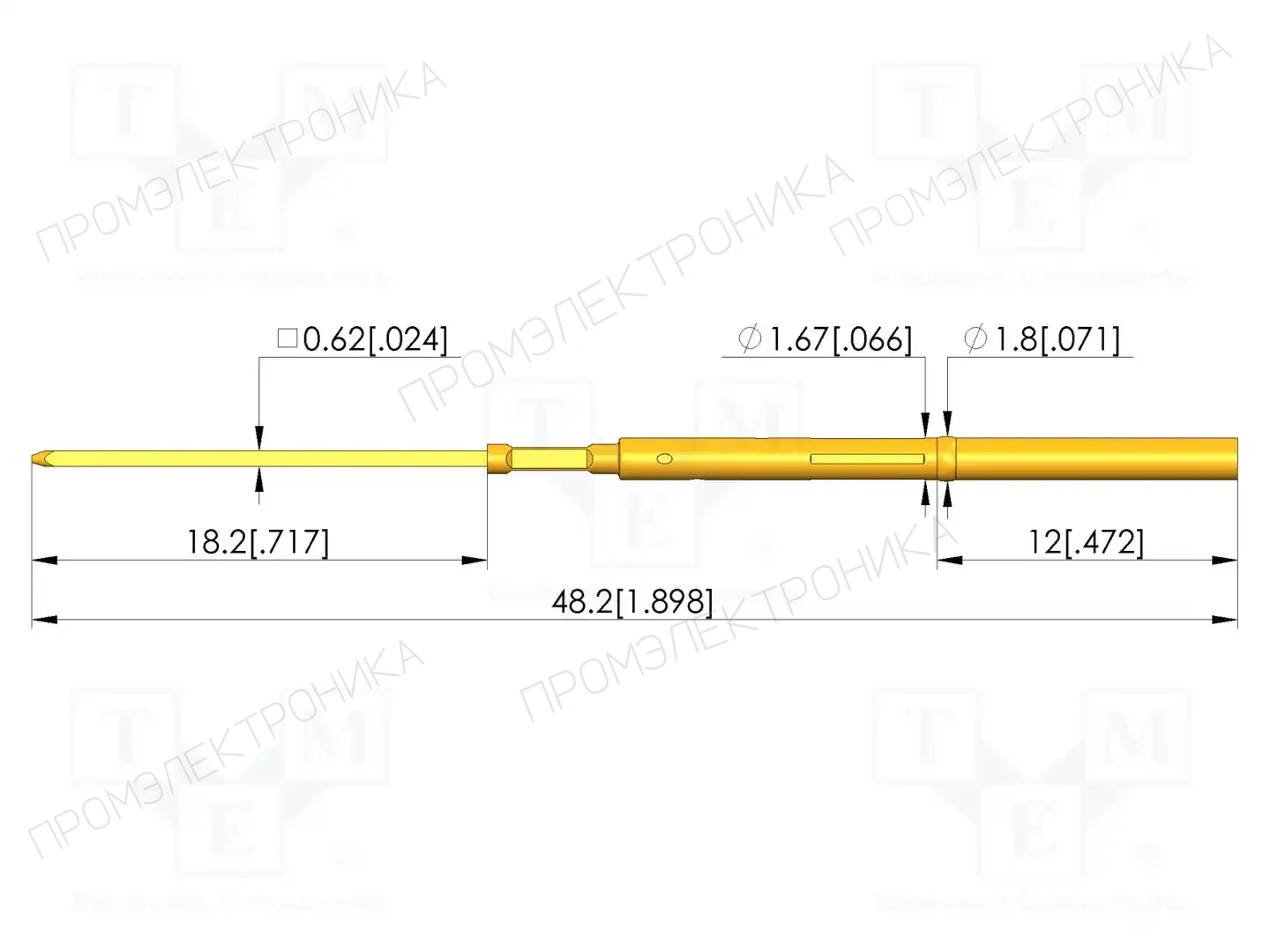 INGUN KS-10047G12-18 — Гнёзда для измерительных щупов
