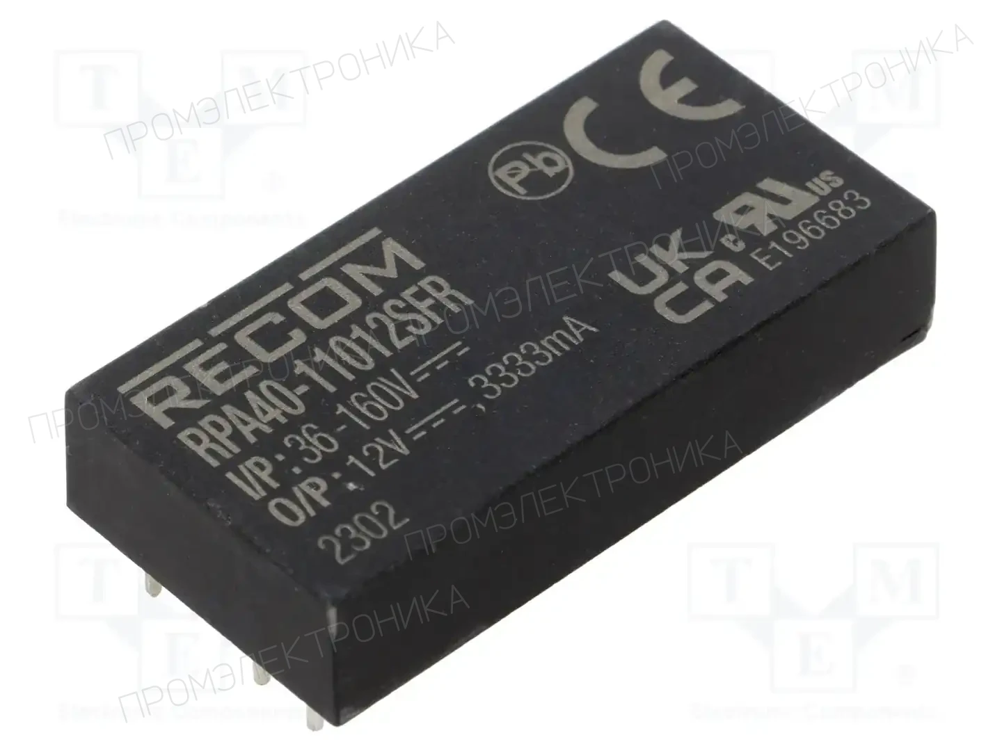 RECOM RPA40-11012SFR — Преобразователи DC/DC