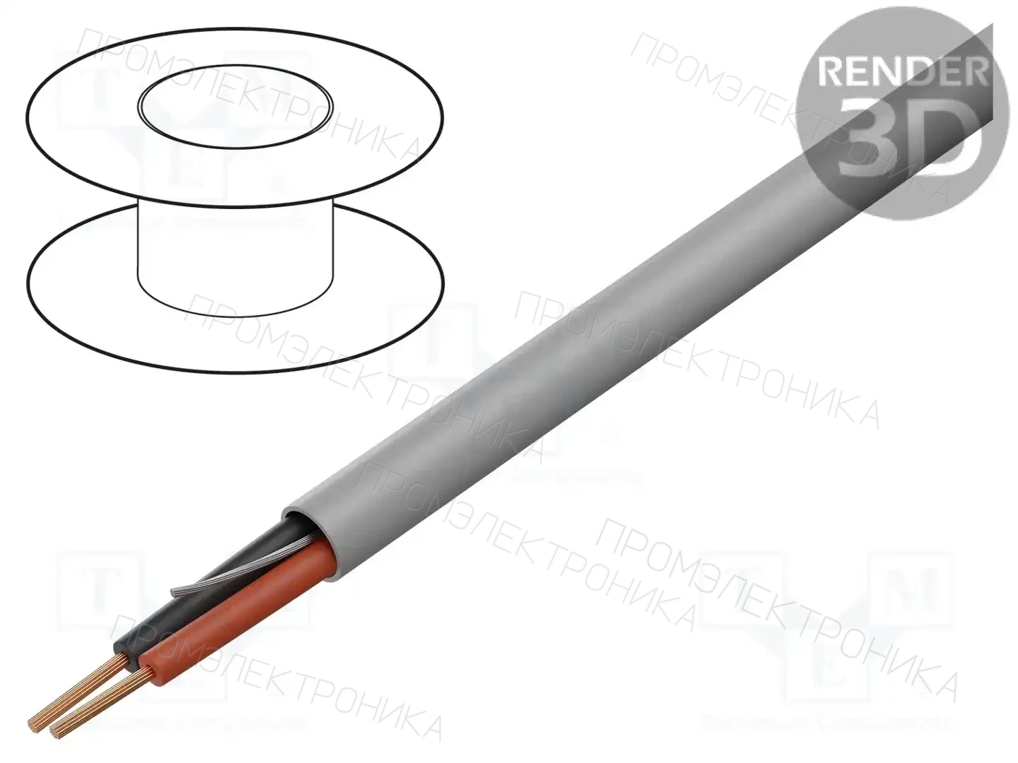 BELDEN 4500FE.01500 — Провода многожильные экранированные